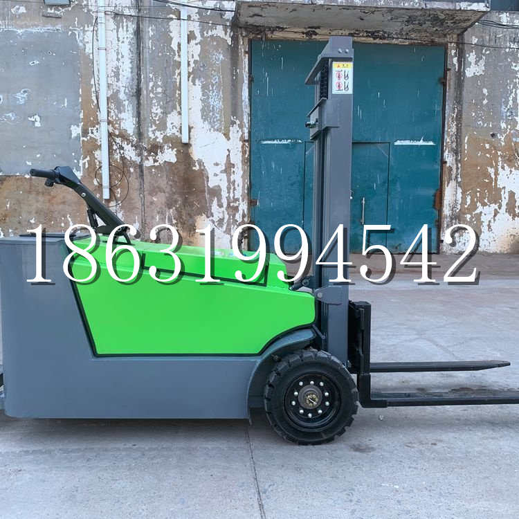 青海省小型电动叉车1吨2吨步行站驾式电瓶堆高充电装卸车液压升降车铲车